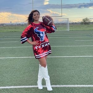 Houston Texans GameDay Sparkly Sequin Dress